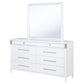 Robinson - 8 Drawer Dresser With Mirror - White