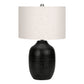 Lighting, Table Lamp, Ceramic, Contemporary - Black / Cream