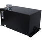 Heavy Duty Hydraulic Fluid Tank 10 Gal Steel Reservoir With Strainer, Gauge & Breather Cap For Tractors & Trucks - Black
