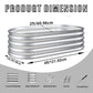 Heavy Duty Galvanized Raised Garden Bed Kit For Vegetables, Flowers & Herbs