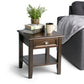 Burlington - End Table - Mahogany Brown