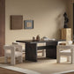 Jaramillo & Lomas - 5 Pieces Dining Room Set - Beige / Espresso