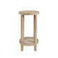 Bedford - Round Accent Table - Reclaimed Wheat