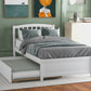 Platform Bed Wood Bed Frame With Trundle