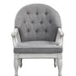 Florian - Antique Chair - Gray / White