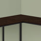 Computer Desk, Home Office, Corner, L Shape, Laptop, Marble Look Contemporary & Modern