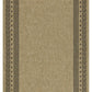 Earth - 5'3" X 7'3" Polypropylene Indoor, Outdoor Area Rug - Jute / Black