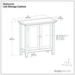 Redmond - Handcrafted Low Storage Cabinet