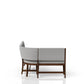 Curved Dining Bench Upholstered Curved Bench - Beige