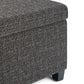 Avalon - Contemporary Storage Ottoman Bench
