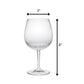 Tritan - Leadingware Unbreakable Wine Glass Set With Hammer Design Bpa Free Plastic, 22Oz - Clear