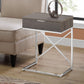 Accent Side Table, Storage Drawer, Contemporary - Taupe