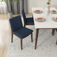 Laura - Mid-Century Modern Solid Wood Dining Chair (Set of 2)