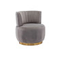 360 Degree Swivel Cuddle Barrel Accent Sofa Chair