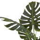 55" Tall, Artificial Plant, Monstera Tree, Indoor, Faux, Fake, Floor, Greenery, Potted, Real Touch, Decorative - Green / Black