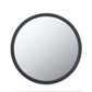 Circle Wall Mirror With Wooden Frame, Wall Mirror For Living Room