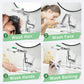 LED Temperature Display Bathroom Faucet With 3 Water Modes & 360° Rotating Spout - Chrome