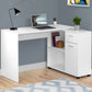 Computer Desk, Home Office, Corner, Storage Drawers, L Shape, Contemporary & Modern
