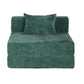 Convertible Floor Sofa Bed With Fixed Shape Frame For Living Room