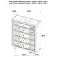 Mika - 5 Drawer LED Chest