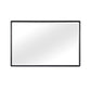 Rectangle Wood Mirror - Black