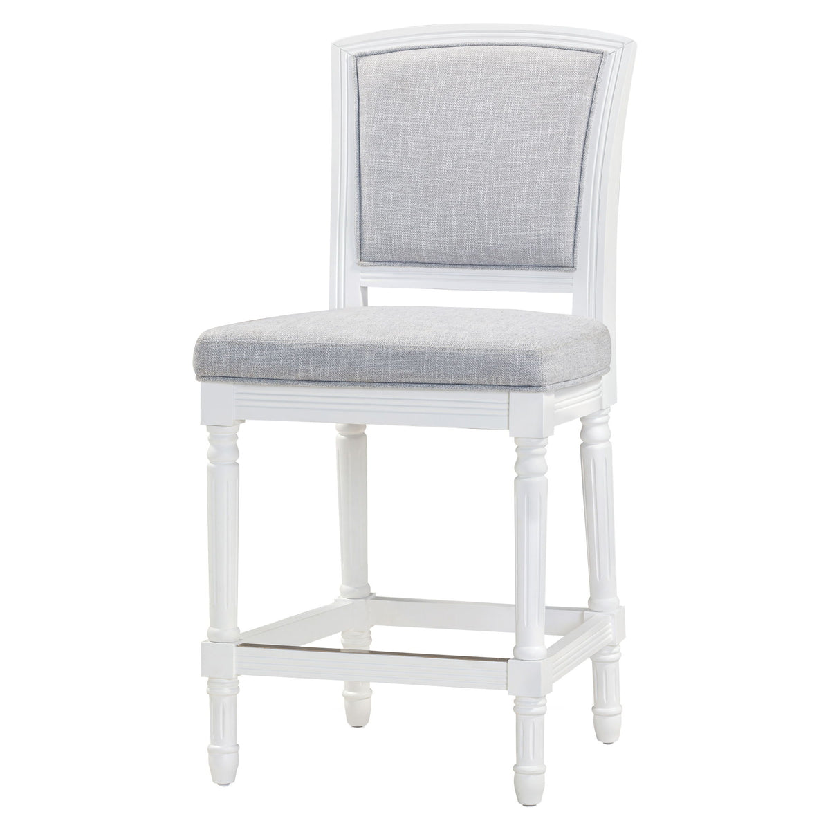 Stool With Upholstered Seat And Back