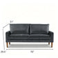Upholstered Sofa, 3 Seater Couch For Living Room