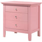 3 Drawer Nightstand & Dove Tailed Drawers