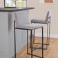 Fuji - Contemporary High Back Barstool Elegant Design