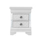 Accent Nightstand - Silver Champagne