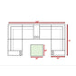 Modern Patio Rattan Sectional Set With Cushions