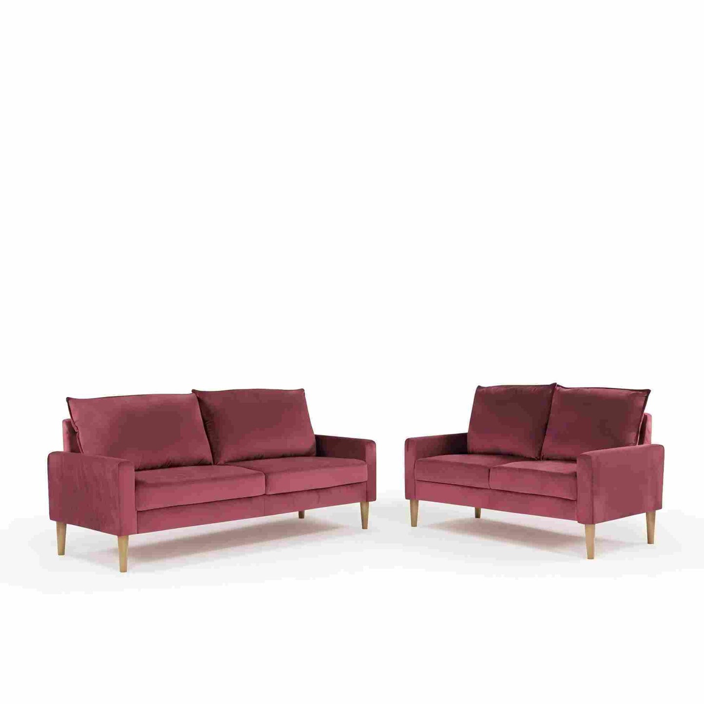 Upholstered Sofa, 3 Seater Couch For Living Room
