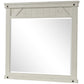 Industrial Farmhouse Mirror - White