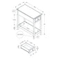 Accent End Table, 2 Tier, Storage Drawer, Transitional - Walnut