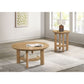 Crispin - 2 Piece Coffee Table Set With Open Shelves