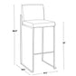 Fuji - Contemporary Design High Back Barstool