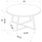 Melisa - 2 Piece Coffee And End Table Set - White Marble