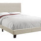 Bed, Upholstered, Frame Only, Transitional