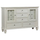 Dennis - 11 Drawer Dresser - Cream White