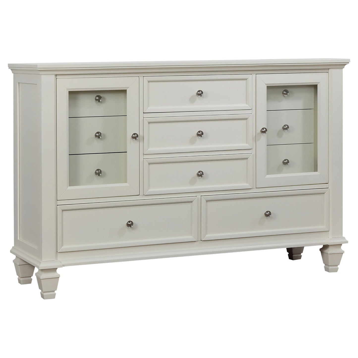 Dennis - 11 Drawer Dresser - Cream White