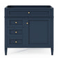 Bathroom Vanity With 2 Drawers And Tip-Out Drawer, Storage Cabinet