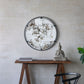 Theodor - Mirror With Industrial Design Round Mirror With Metal Frame For Wall Decor & Entryway Console Lean Against Wall - Black