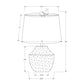 Lighting, Modern Table Lamp, Concrete - Cream