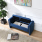 Modern Teddy Upholstered Large Bed End Bench With Arms And Storage