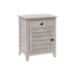 Accent Nightstand, Storage Drawer, Transitional