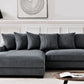 Luxe - Oversized 2 Piece Sectional Couches For Living Room, L Shaped Sofa With Chaise