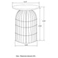 Boyd - Side Table - Gunmetal