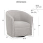 Lainey - Swivel Barrel Chair With 360 Degree Rotation
