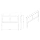 Charlston - 5 Piece Bedroom Set With LED Headboard
