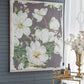 Large Botanical Wall Art Prints, Home Decor For Living Room Dining Room Bedroom Hallway - White / Gray